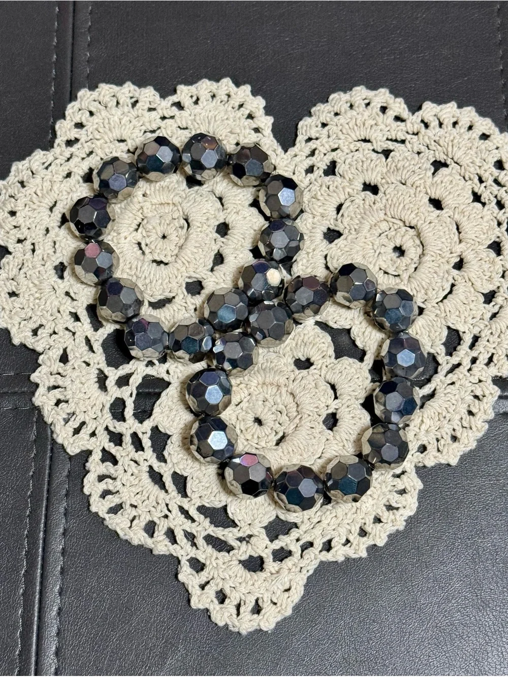 Faceted Silver Bead Stretch Bracelets - Women Jewelry